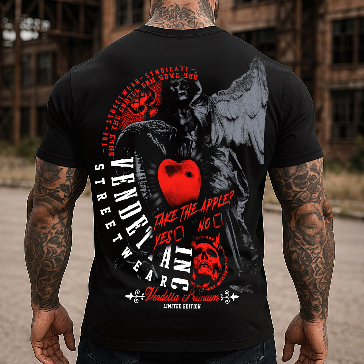 Vendetta Inc. Shirt Angel's Lie schwarz VD-1598