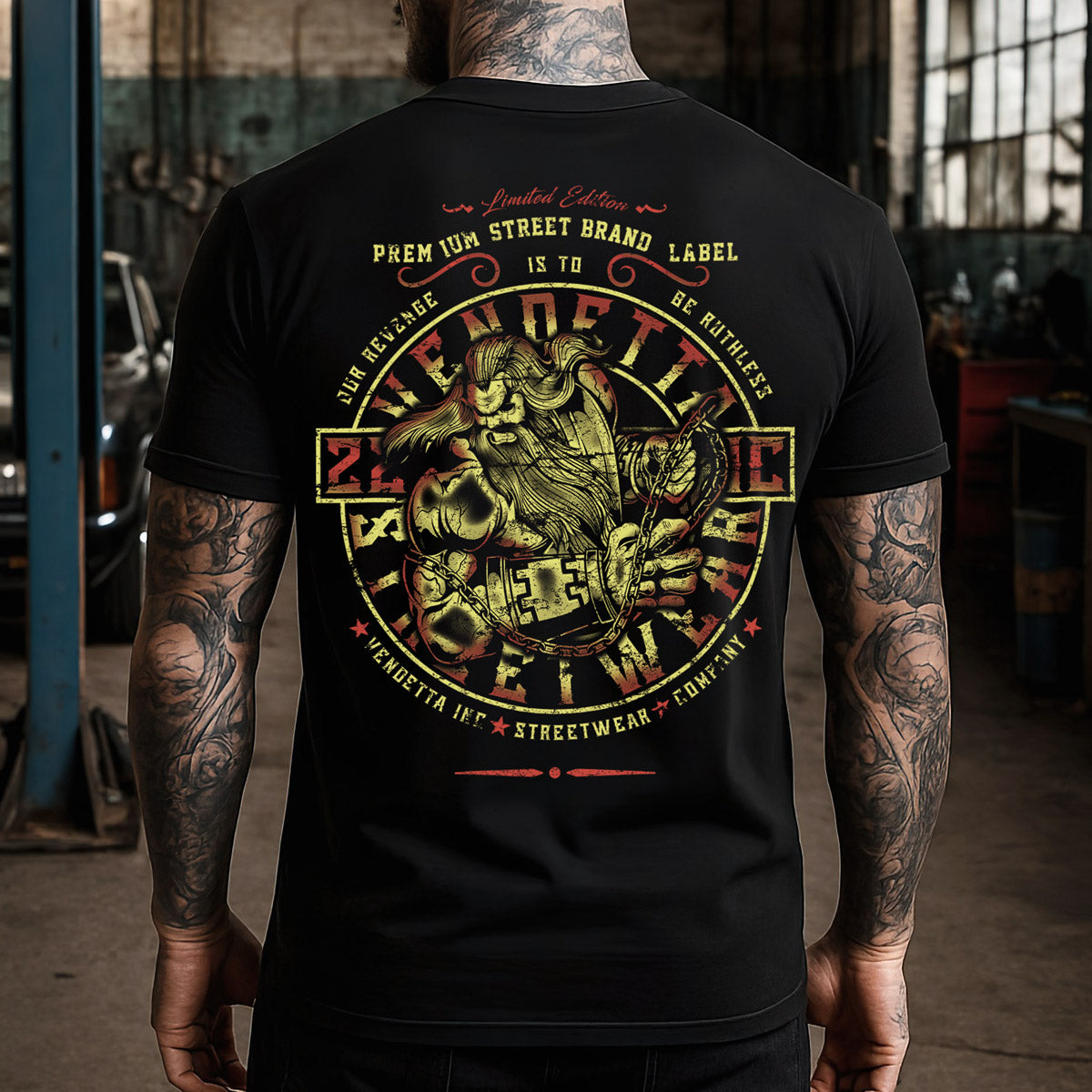 Vendetta Inc. Shirt Ruthless Hammer schwarz VD-1619