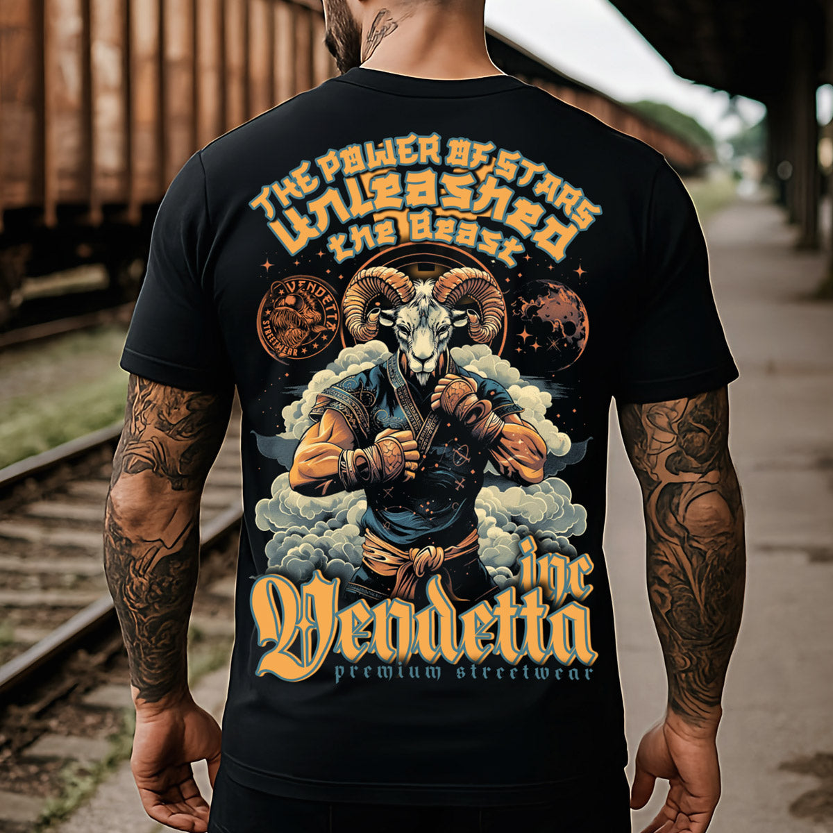 Vendetta Inc. Shirt The Power of Stars schwarz VD-1460