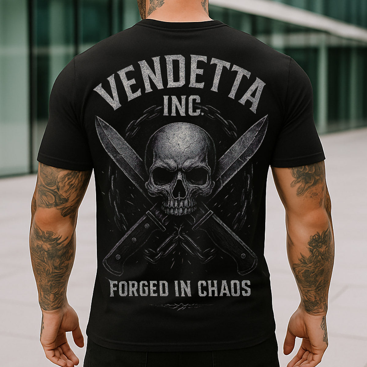 Vendetta Inc. Shirt Forged in Chaos schwarz VD-1659