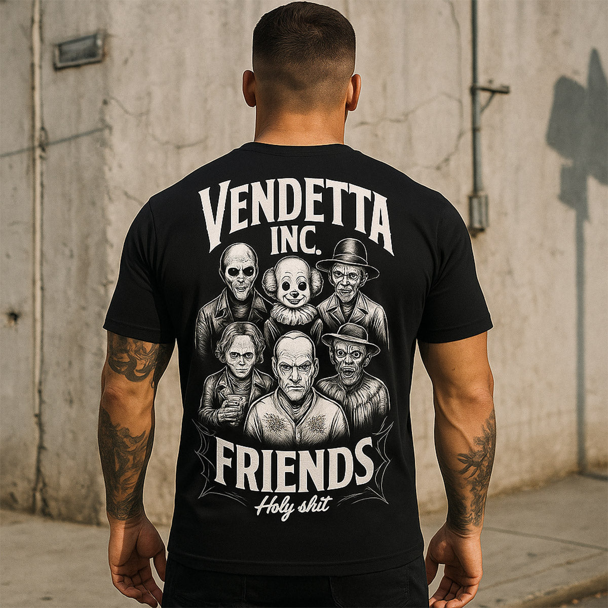 Vendetta Inc. Shirt Friends Edition schwarz