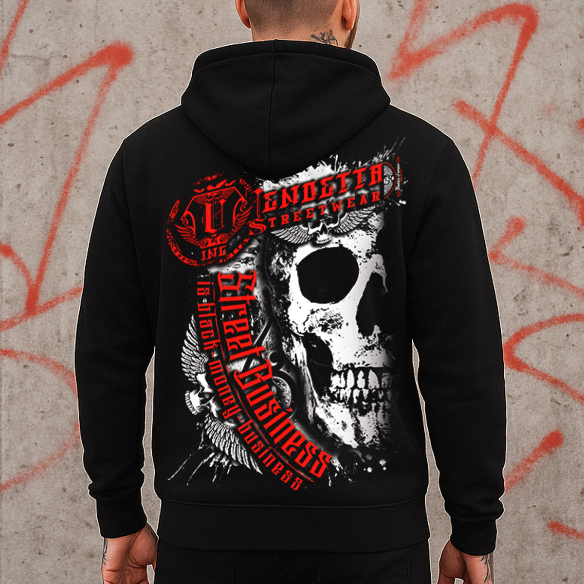 Vendetta Inc. Hoodie Money Division schwarz