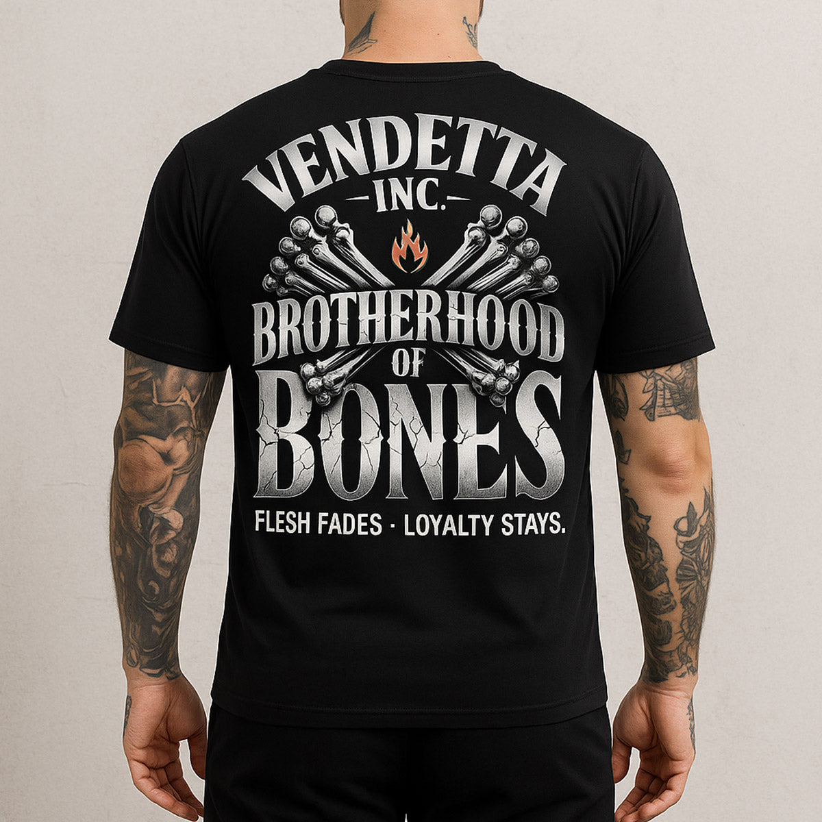 Vendetta Inc. Shirt Brotherhood of Bones schwarz