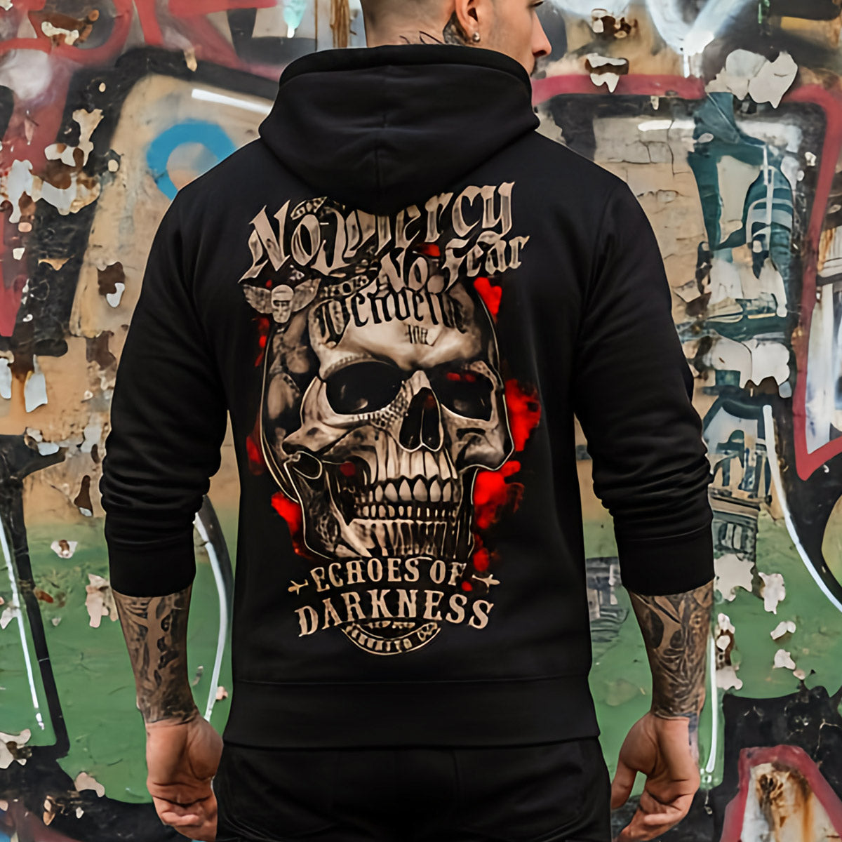 Vendetta Inc. Kapuzenpullover No Mercy No Fear schwarz
