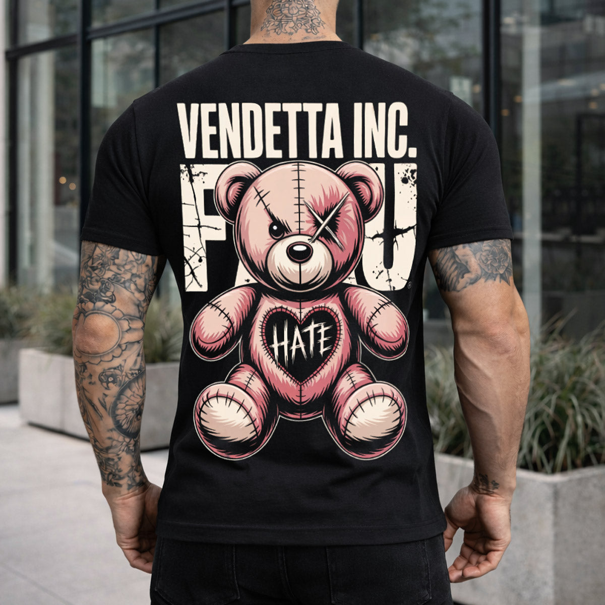 Vendetta Inc. Shirt Energy Bear schwarz