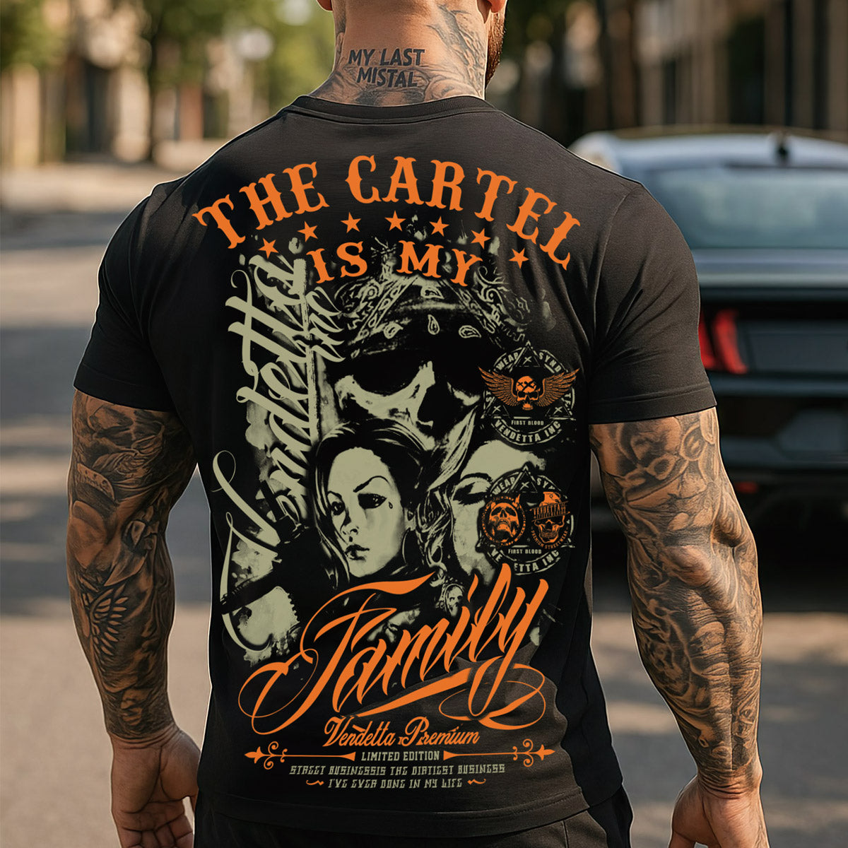 Vendetta Inc. Shirt Cartel Bloodline schwarz VD-1601
