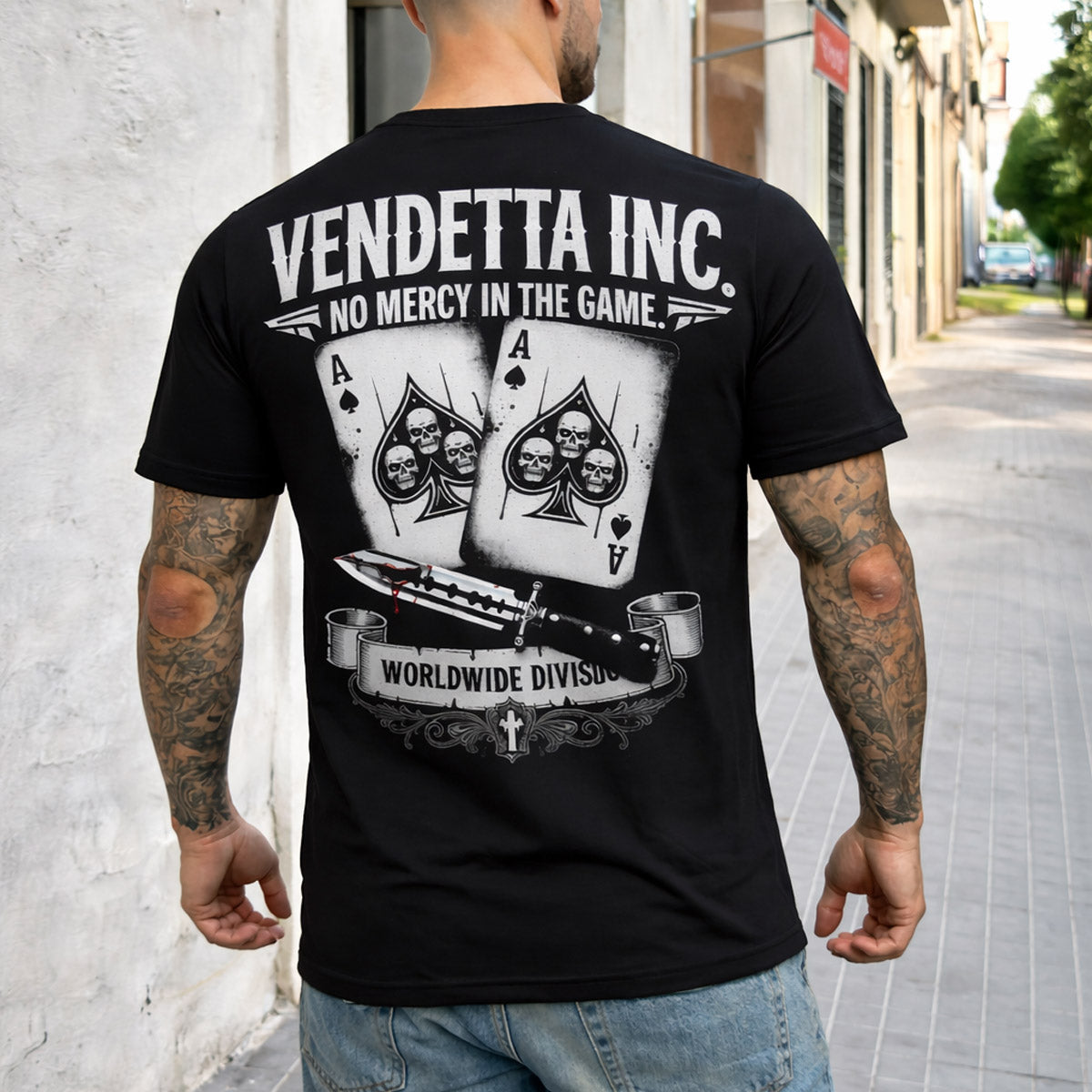 Vendetta Inc. Shirt Ace Division schwarz