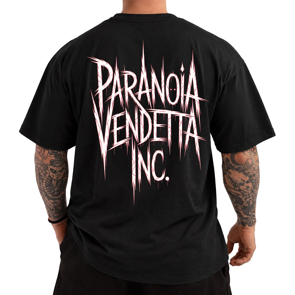 Vendetta Inc. Shirt Oversize Paranoia schwarz
