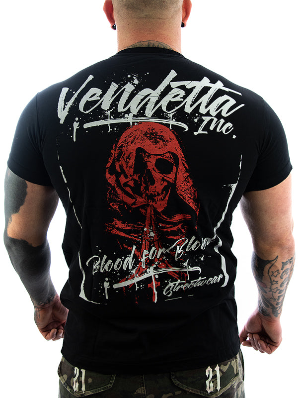 Vendetta Inc. Shirt Bad Skull schwarz VD-1146