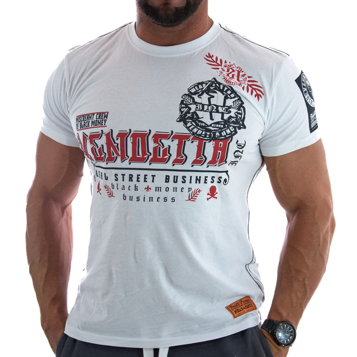 Vendetta Inc. Shirt Blade of Blood weiß 1192