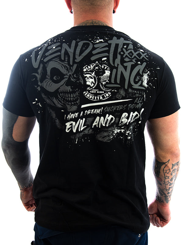 Vendetta Inc. Shirt Evil and Bad schwarz VD-1157