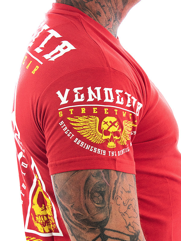 Vendetta Inc. Shirt Street Business 1114 rot