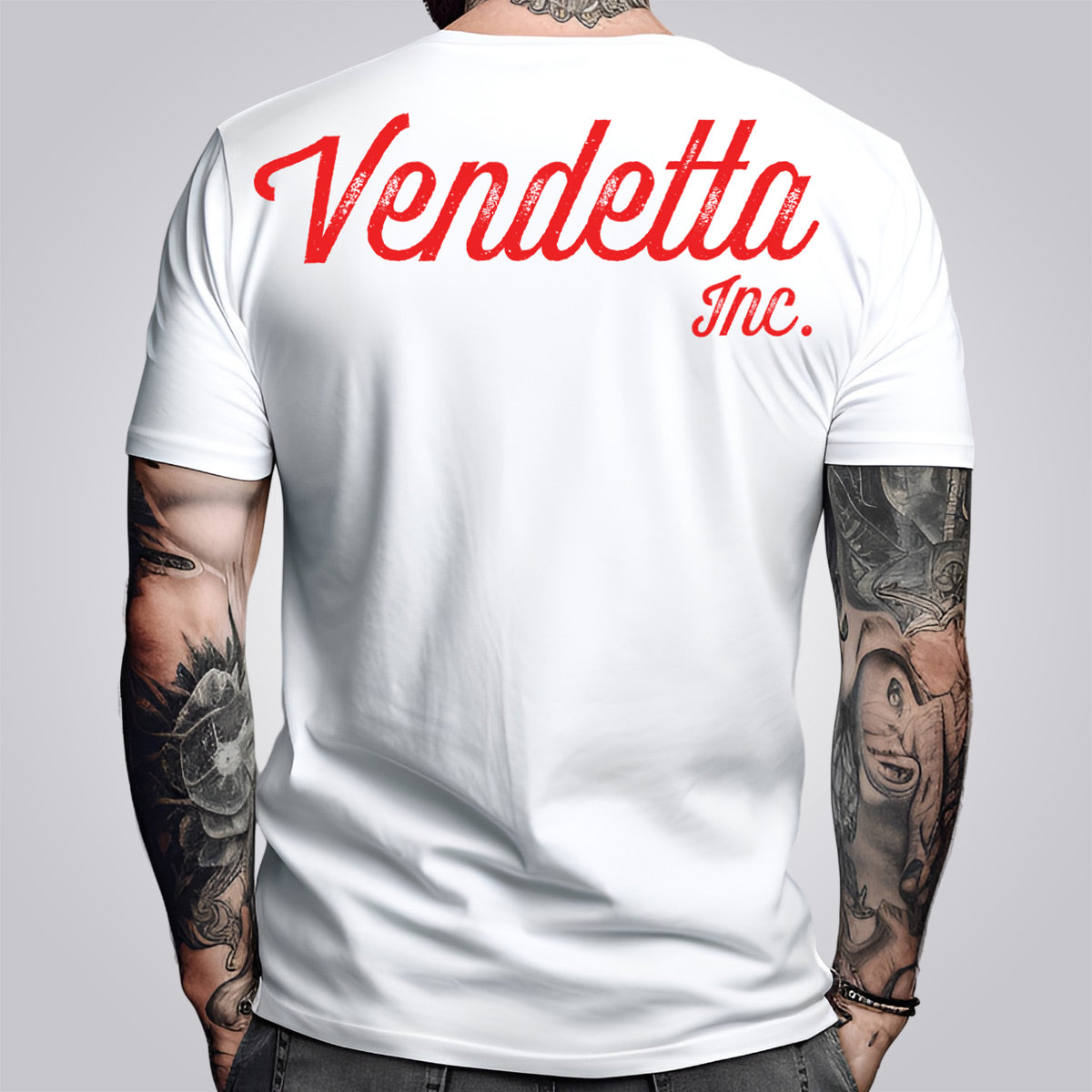 Vendetta Inc. Shirt Crush 1051 weiß,rot