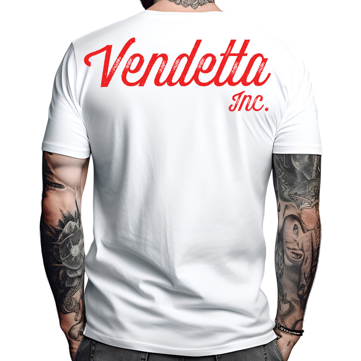 Vendetta Inc. Shirt Crush 1051 weiß,rot