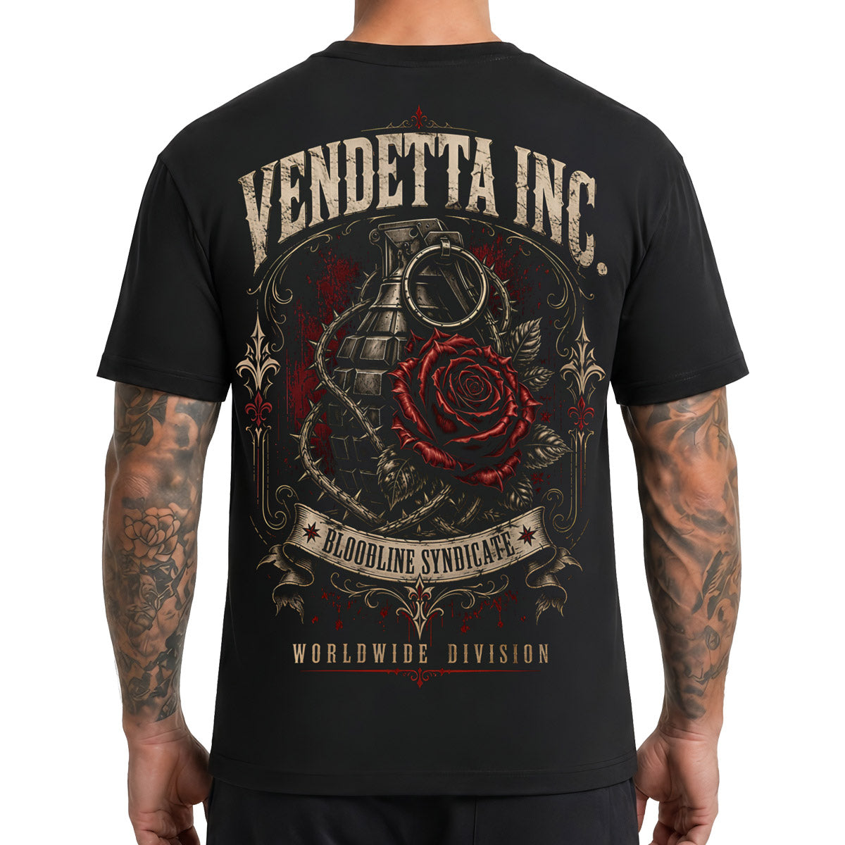 Vendetta Inc. Herren Shirt Blood Thorn schwarz