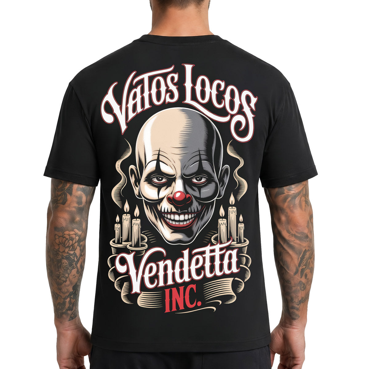 Vendetta Inc. Herren Shirt Vatos Locos schwarz – Clown