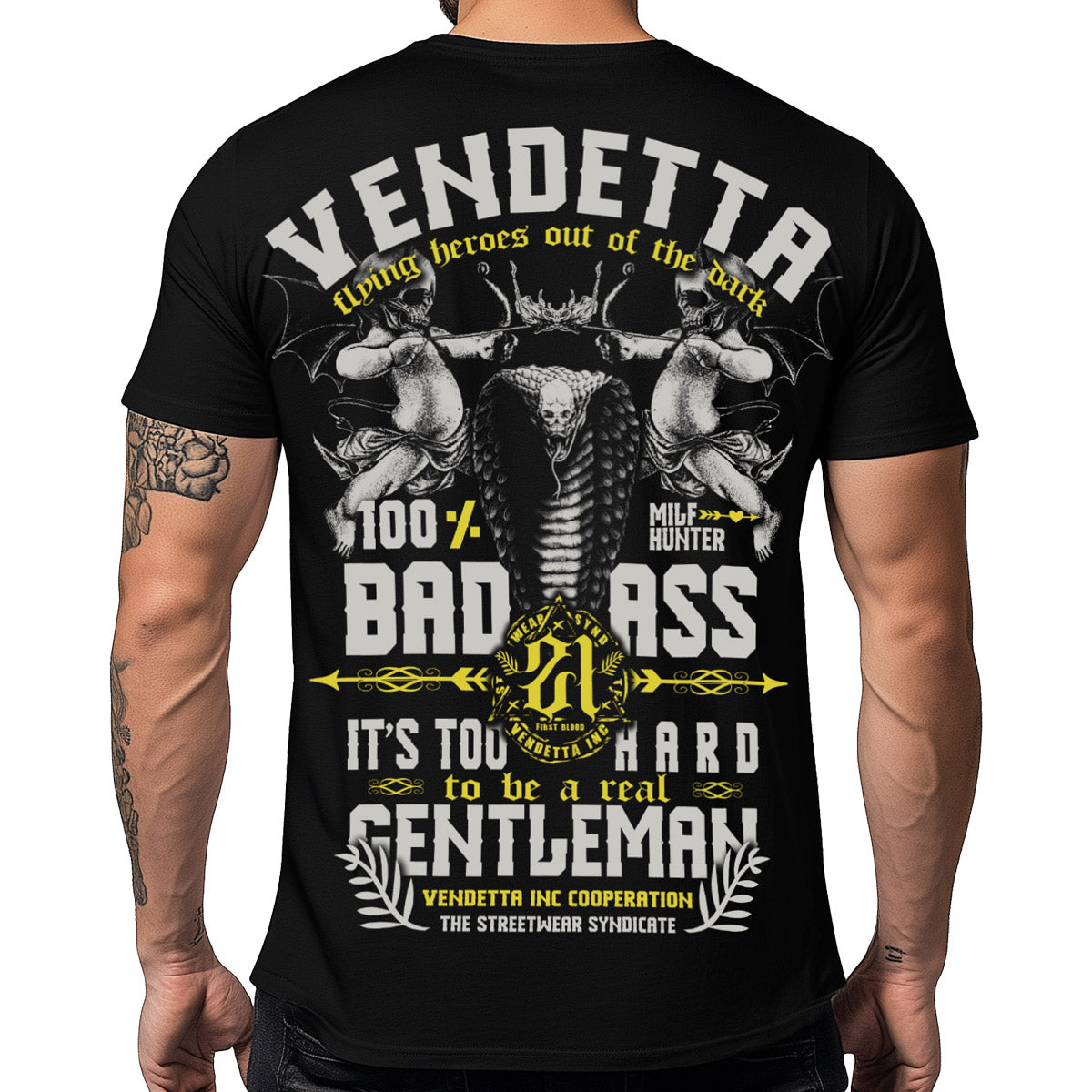 Vendetta Inc. Shirt Dark Gentleman schwarz VD-1228
