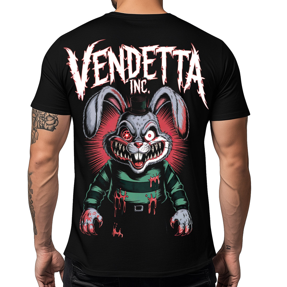Vendetta Inc. Shirt Mad Bunny schwarz VD-1583