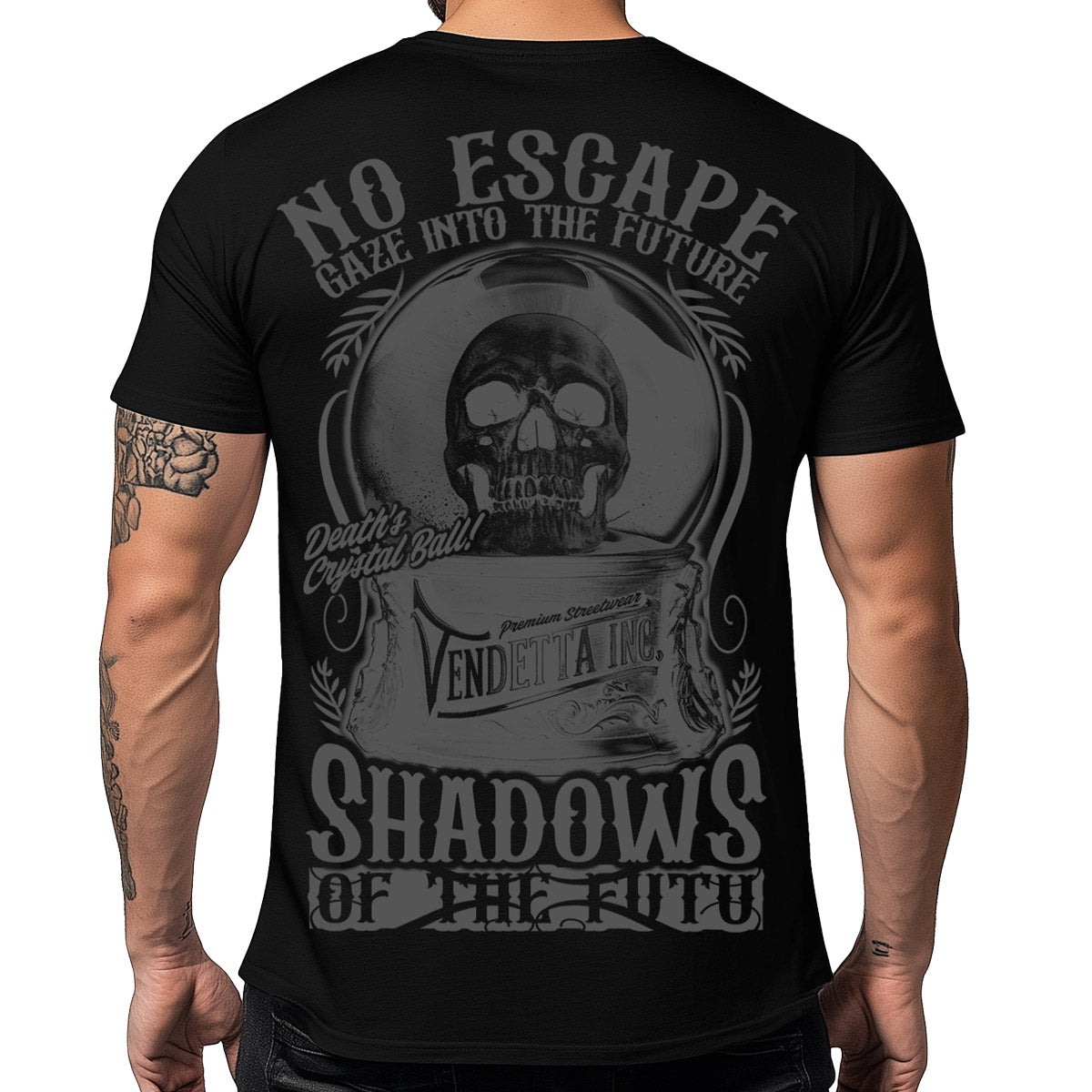 Vendetta Inc. Shirt Crystal Skull schwarz VD-1567