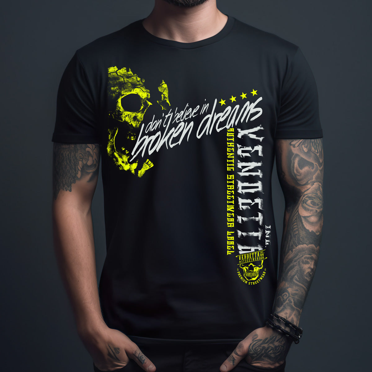 Vendetta Inc. Shirt The Story schwarz VD-1215