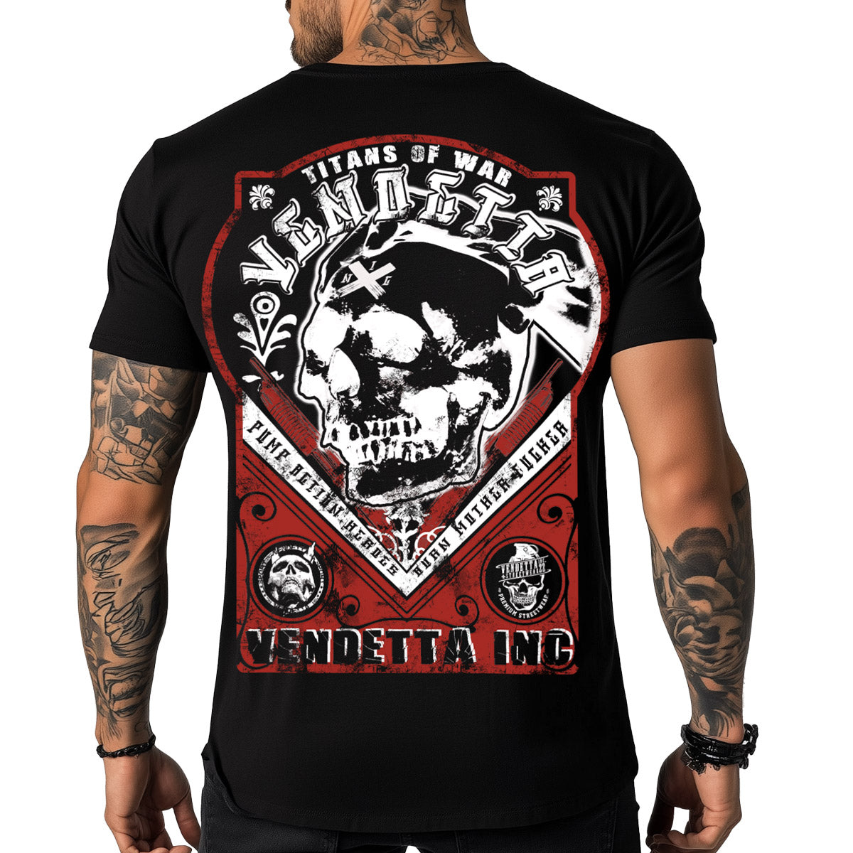 Vendetta Inc. Shirt Titans schwarz VD-1510