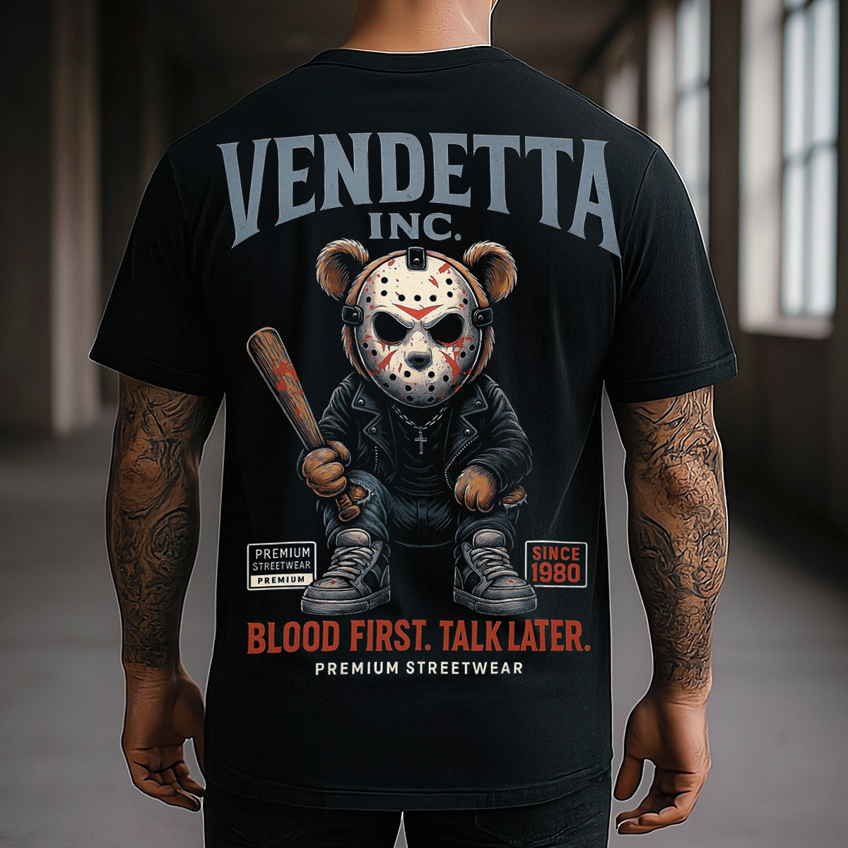 Vendetta Inc. Shirt Talk Later schwarz VD-1588