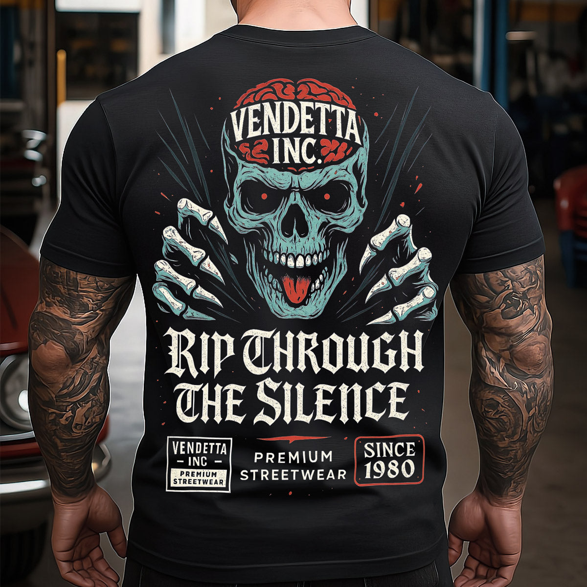 Vendetta Inc. Shirt Mind Ripper schwarz VD-1586