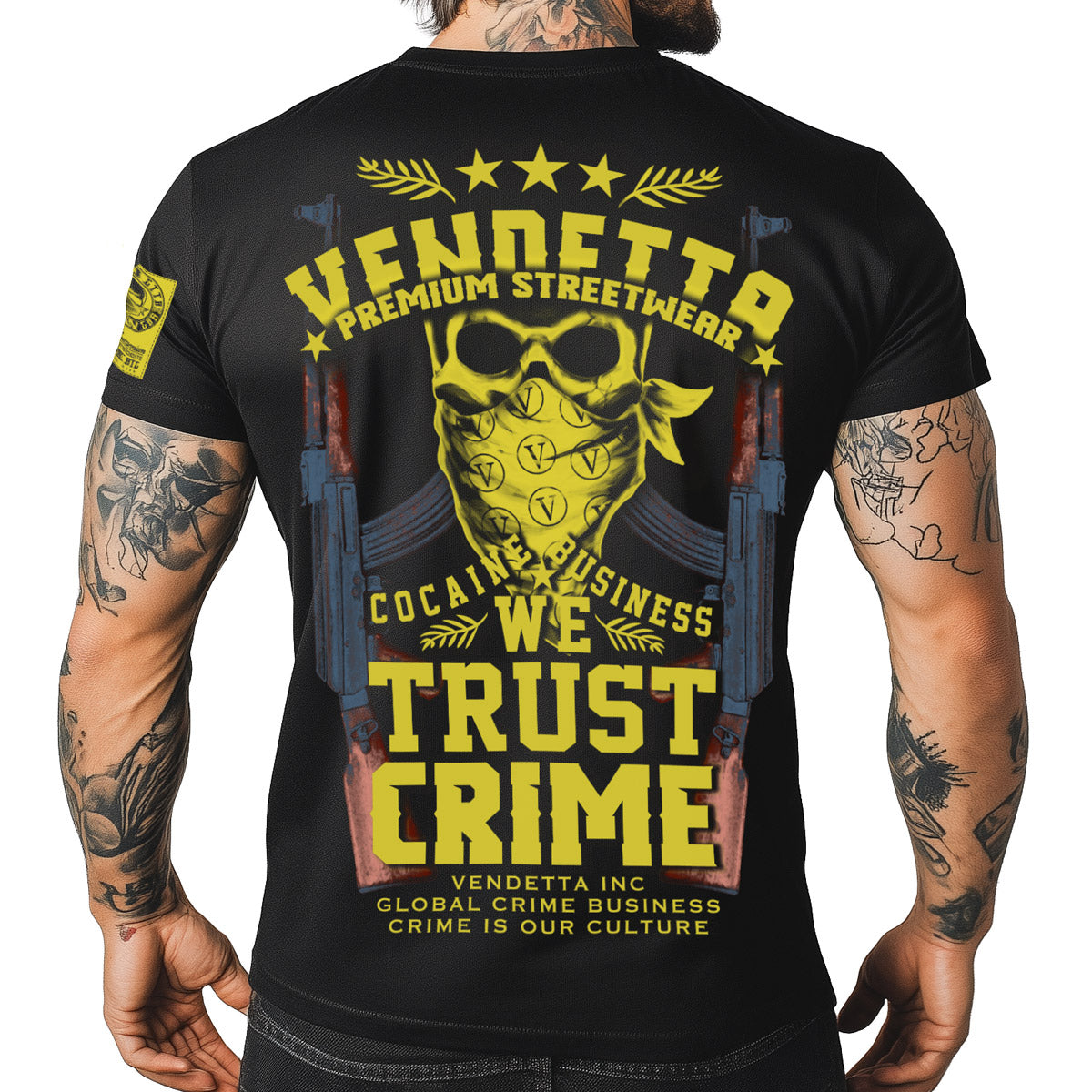Vendetta Inc. Shirt Trust Crime schwarz VD-1243