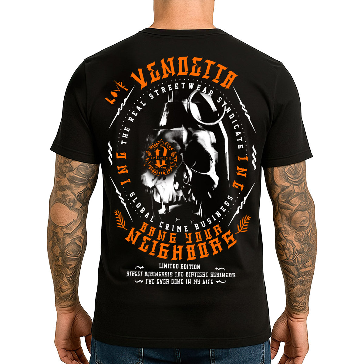 Vendetta Inc. Shirt Headgame schwarz VD-1604