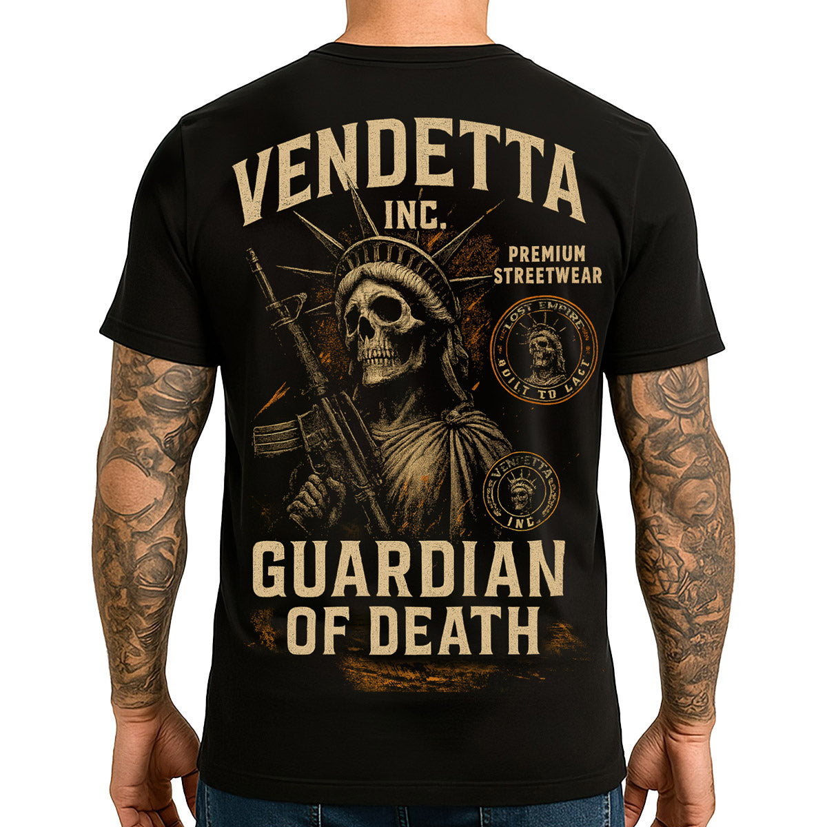 Vendetta Inc. Shirt Guardian schwarz VD-1634