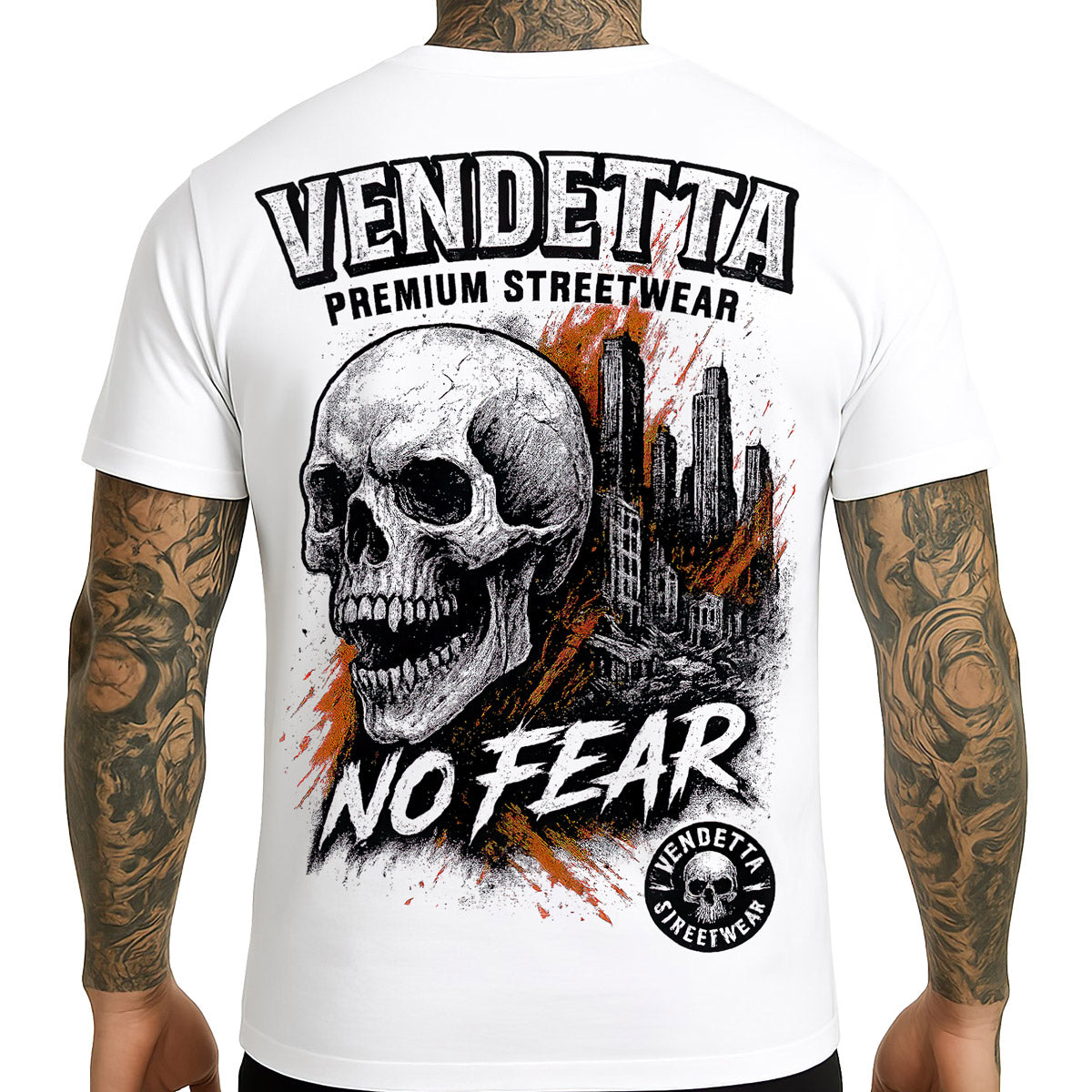 Vendetta Inc. Skull City weiß VD-1639