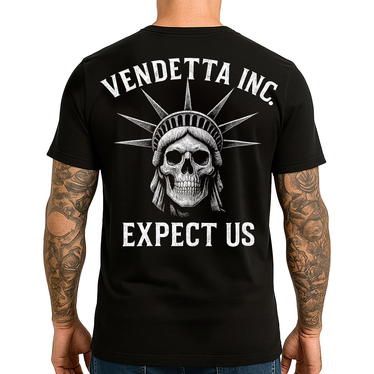 Vendetta Inc. Shirt Expect Us schwarz VD-1647