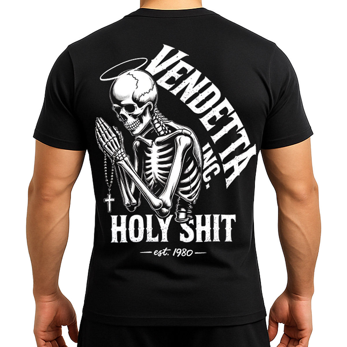 Vendetta Inc. Shirt Holy Skeleton schwarz