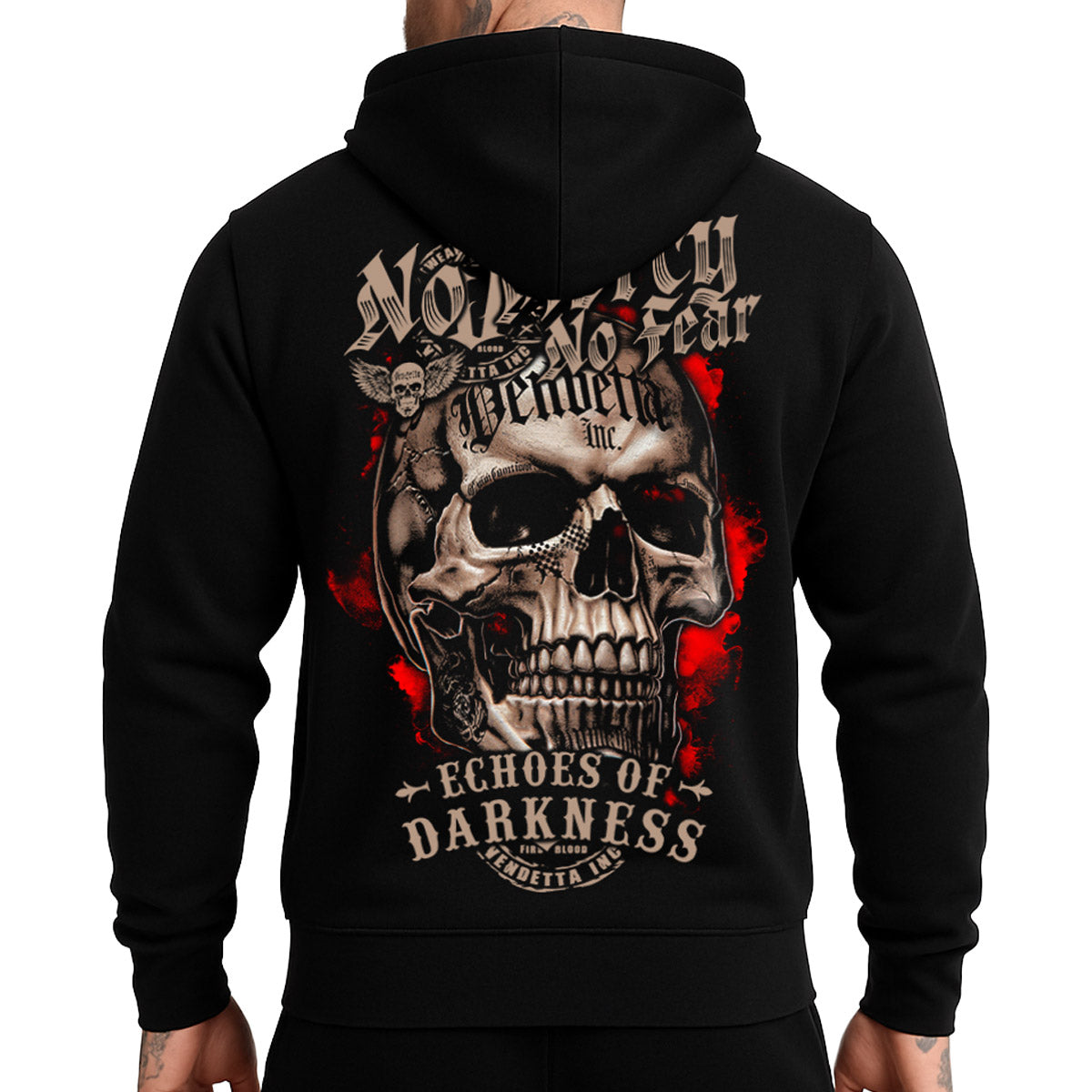 Vendetta Inc. Kapuzenpullover No Mercy No Fear schwarz