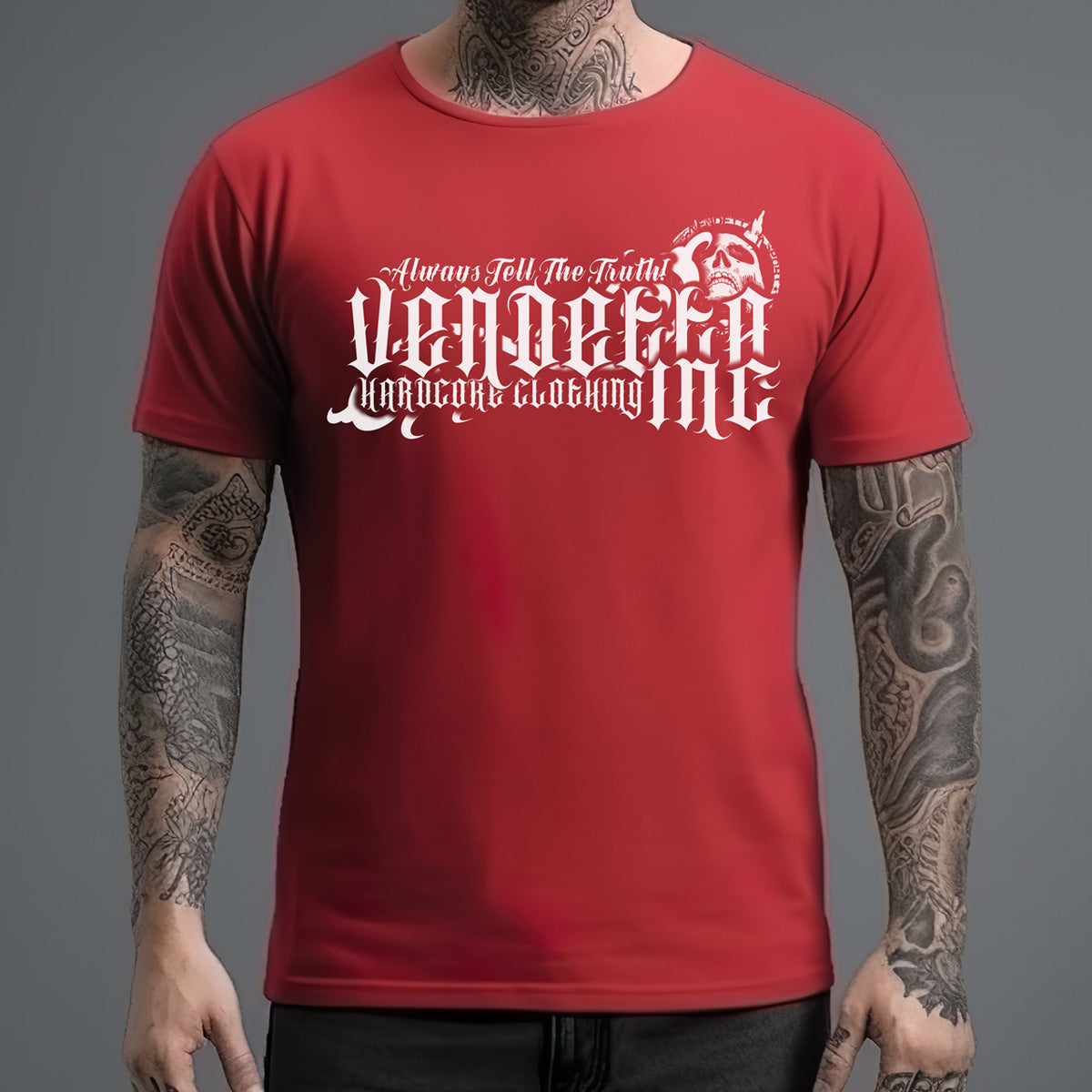 Vendetta Inc. Shirt Dxxx Face rot VD-1216