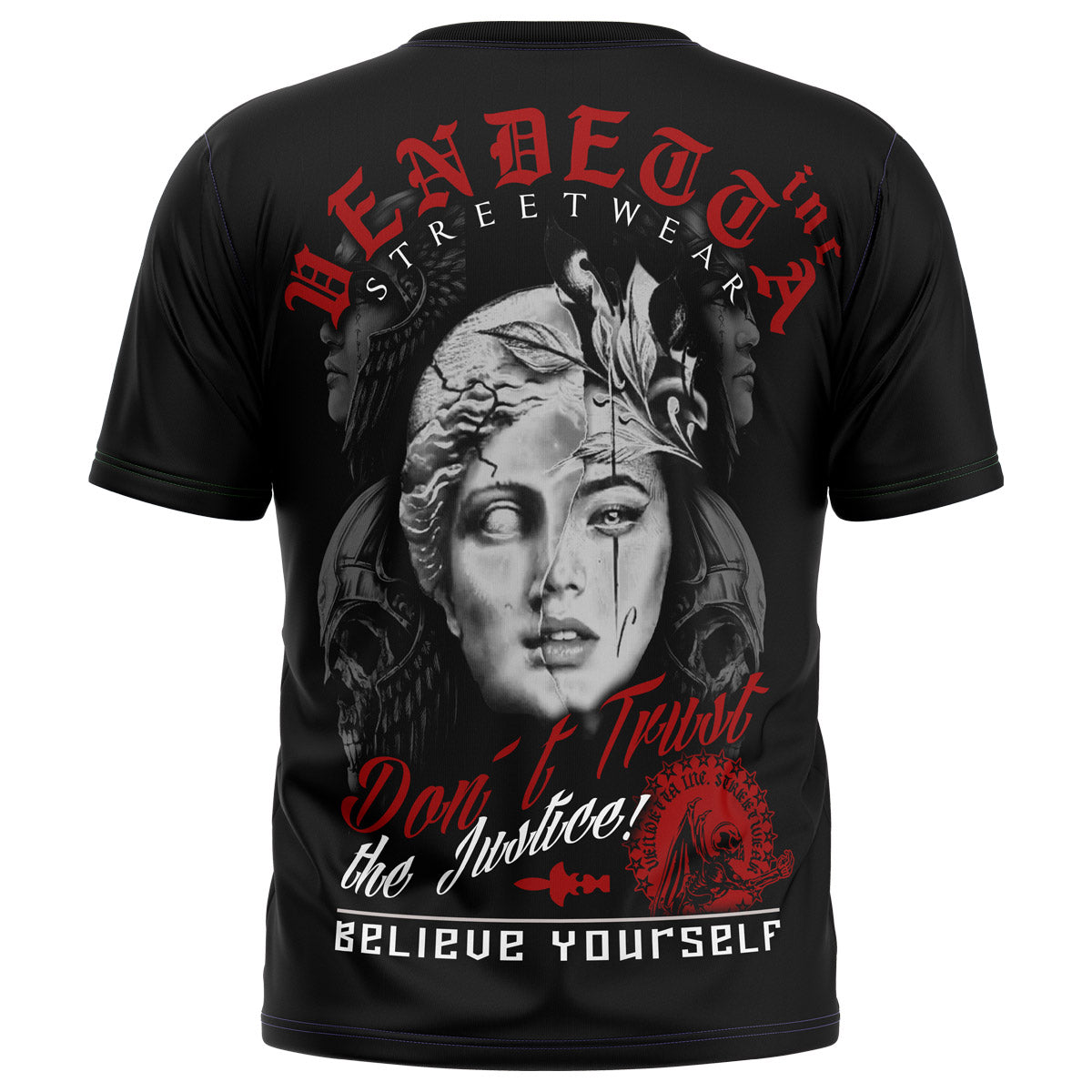 Vendetta Inc. Shirt Believe Yourself schwarz 1219