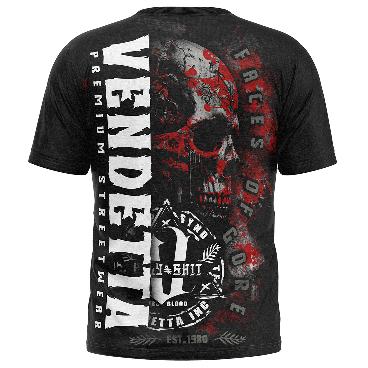 Vendetta Inc. Shirt schwarz Face of Core VD-1385