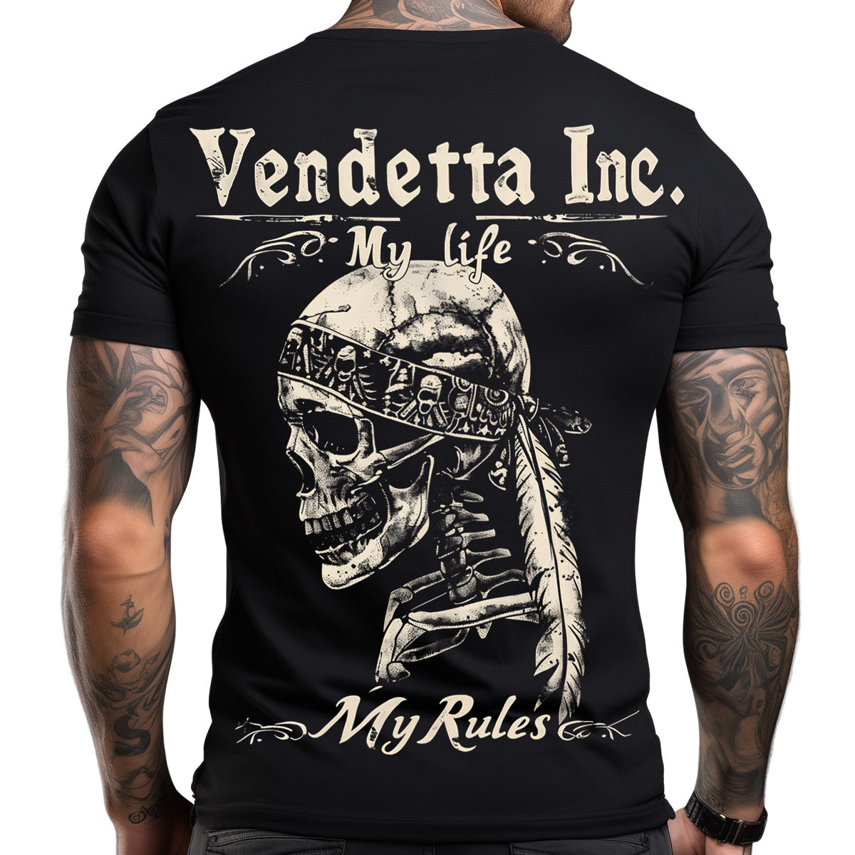 Vendetta Inc. Shirt schwarz Rules VD-1383