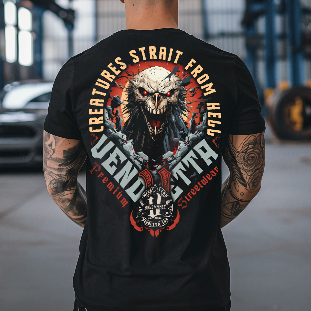 Vendetta Inc. Shirt Creatures 2.0 schwarz VD-1408