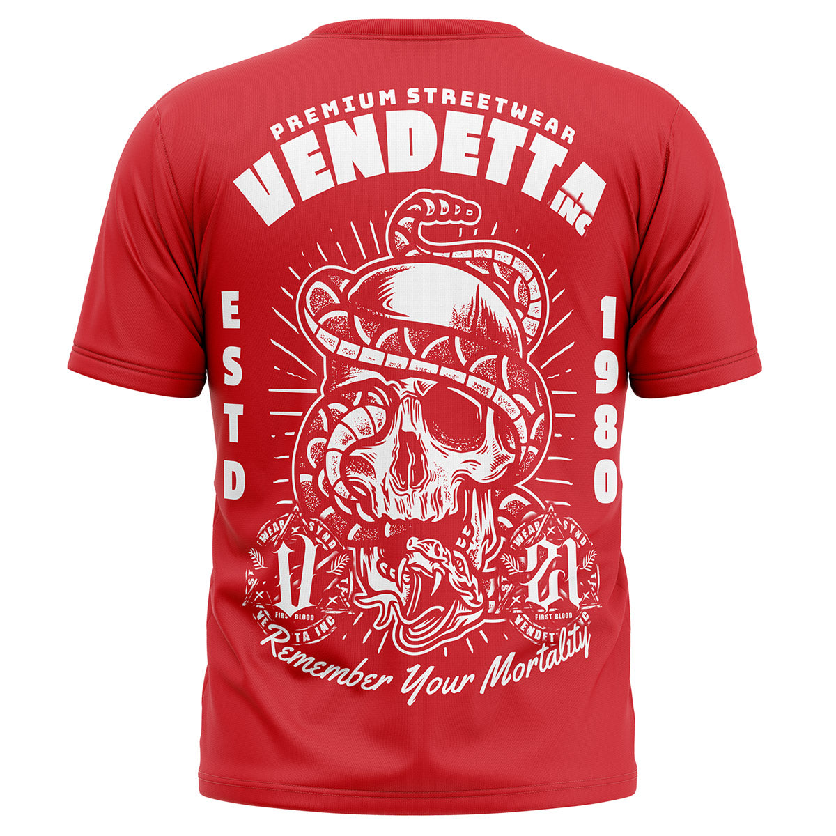 Vendetta Inc. Shirt Remember rot VD-1406