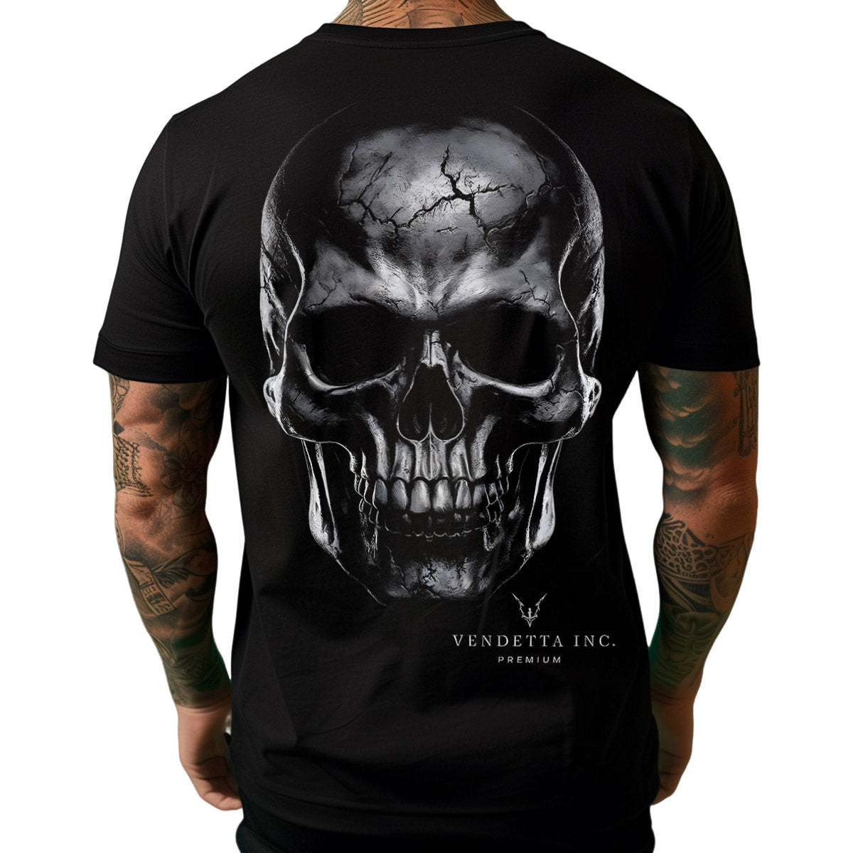 Vendetta Inc. Shirt Braincase schwarz VD-1438