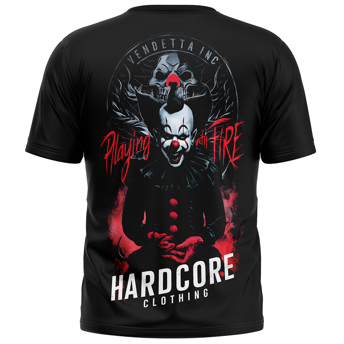 Vendetta Inc. Shirt Playing Clown schwarz VD-1443