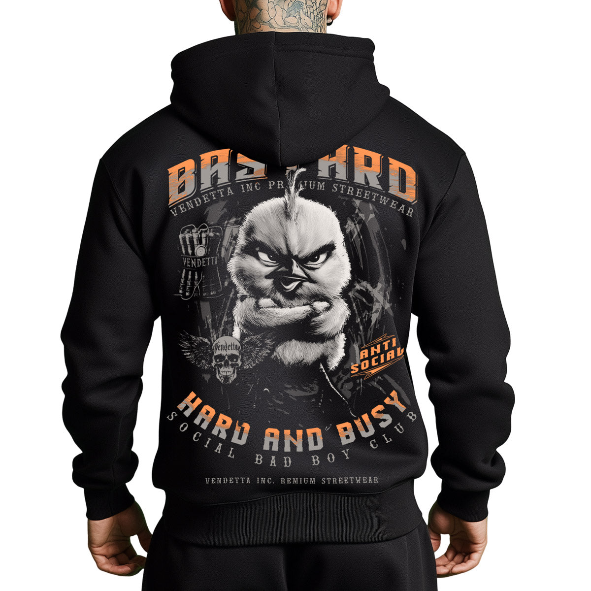 Vendetta Inc. Hoodie Sweat schwarz VD-4060