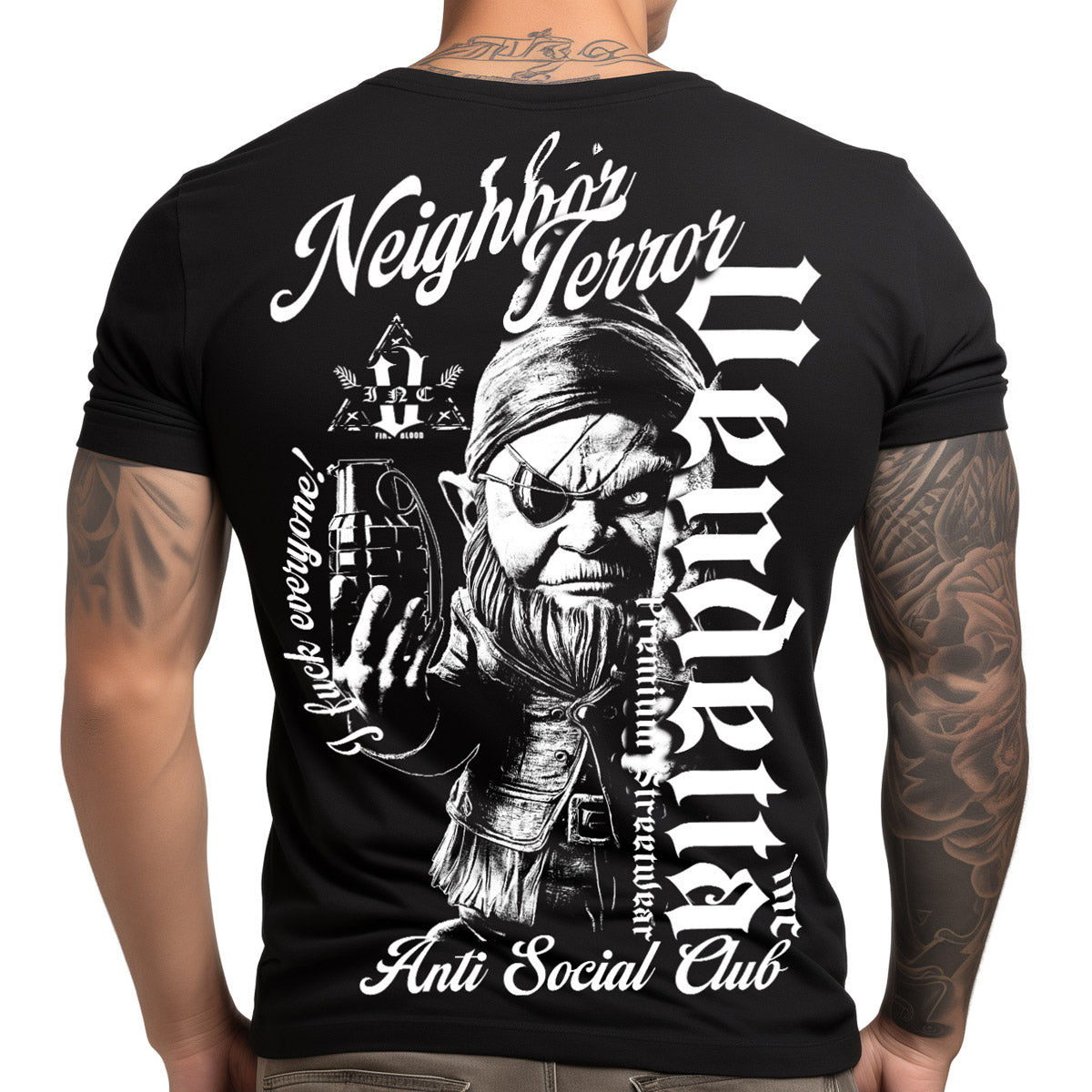 Vendetta Inc. Shirt Terror Gnome schwarz VD-1458