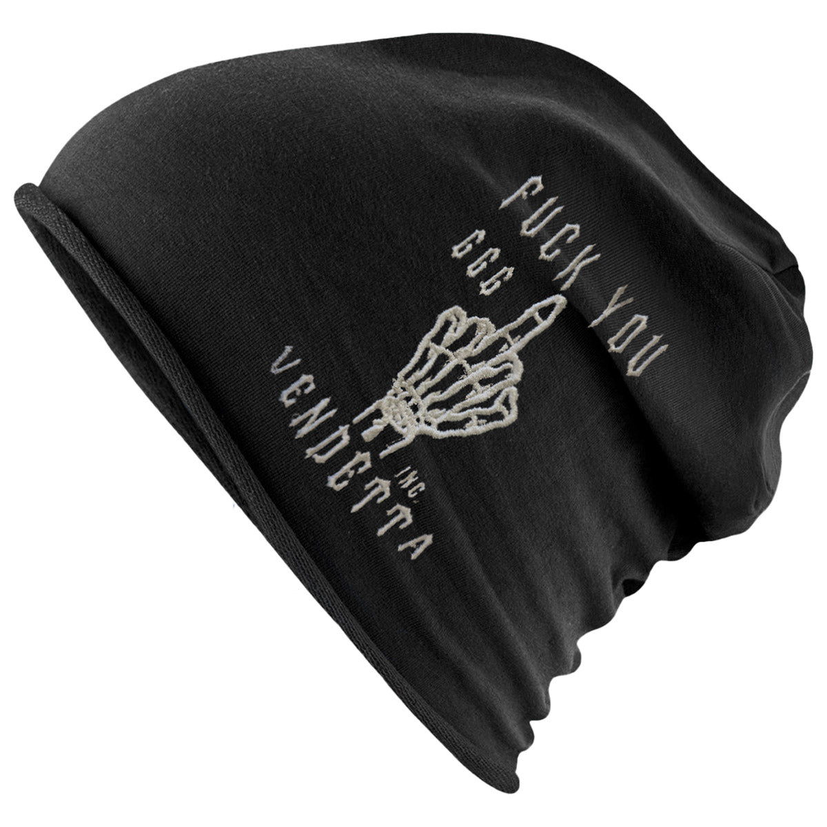 Vendetta Inc. Unisex Beanie F*** schwarz BE-1020