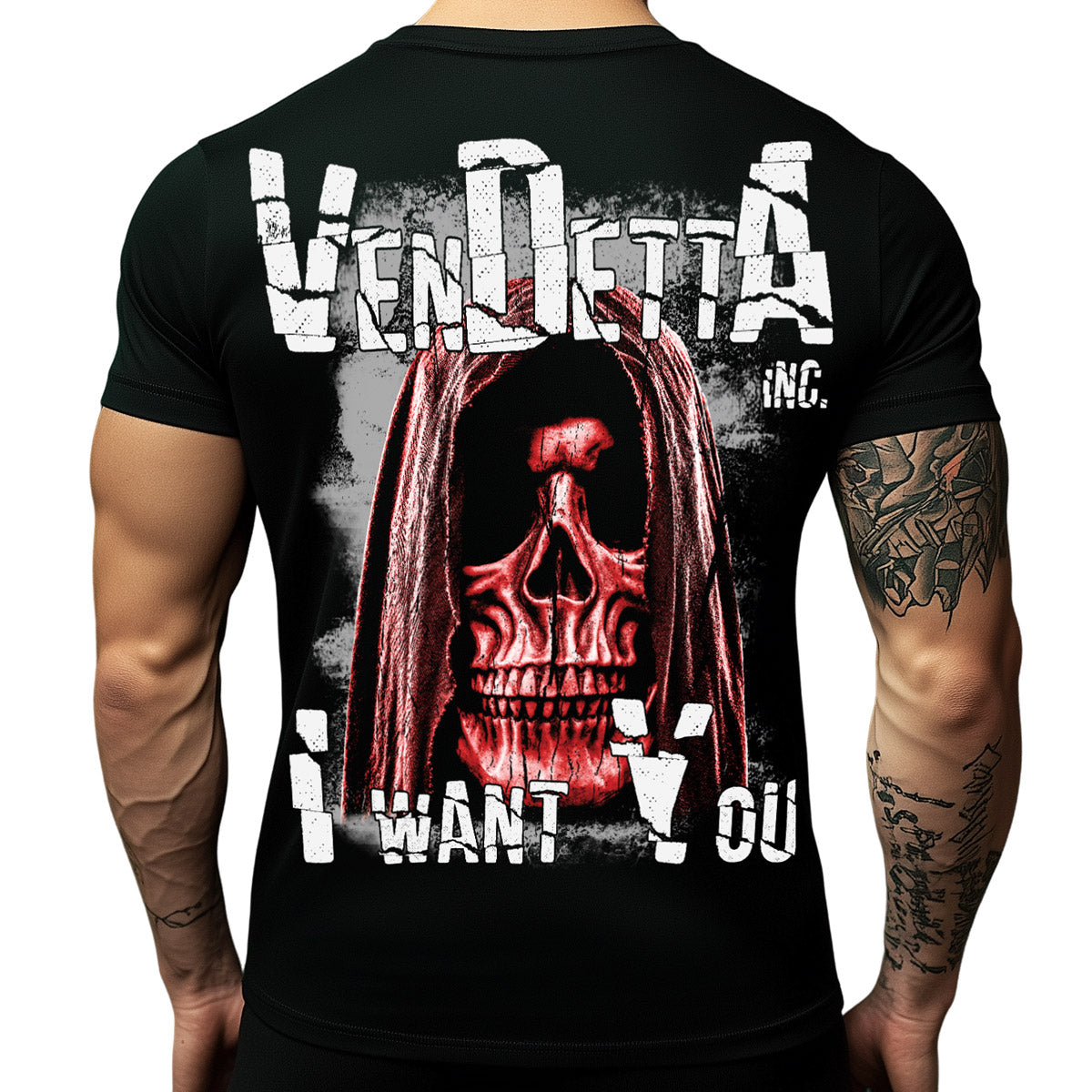 Vendetta Inc. Shirt I Want You schwarz VD-1059