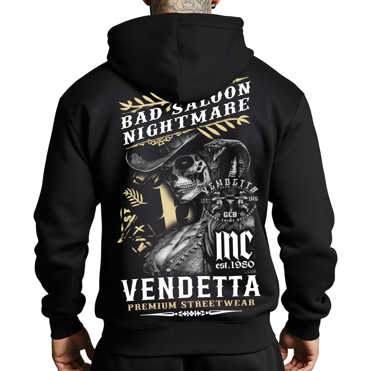 Vendetta Inc. Sweatshirt Bad Saloon schwarz VD-4064