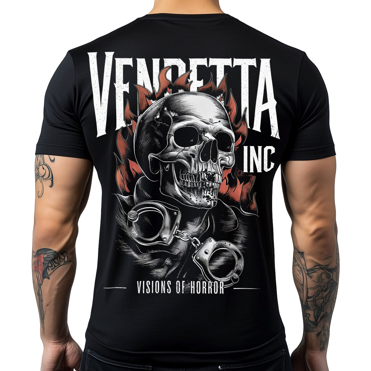 Vendetta Inc. Shirt Visions of Horror schwarz VD-1469