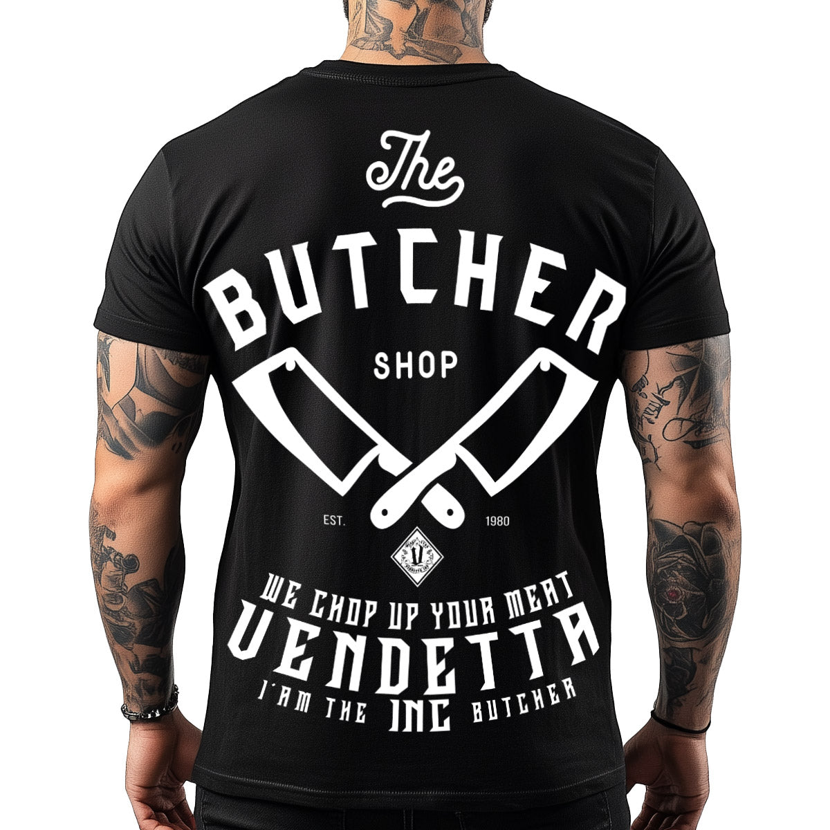 Vendetta Inc. Shirt Butcher schwarz VD-1355