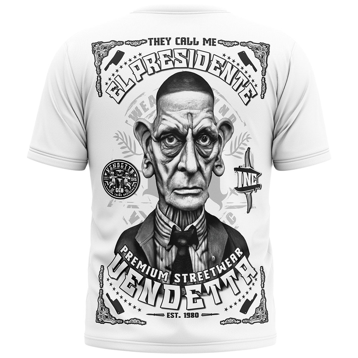 Vendetta Inc. Shirt Presidente weiß VD-1391